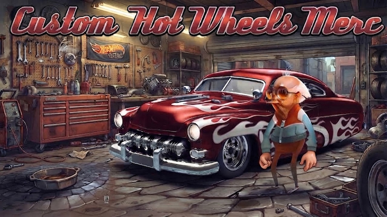 Custom Hot Wheels Hirohata Merc