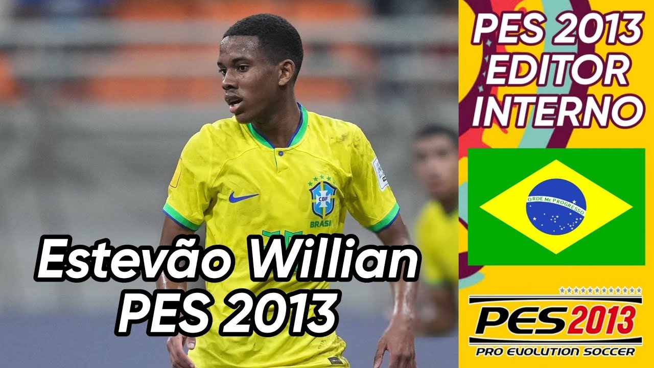 Crear a Estevão Willian (Palmeiras - Brasil) PES 2013 faces y stats.