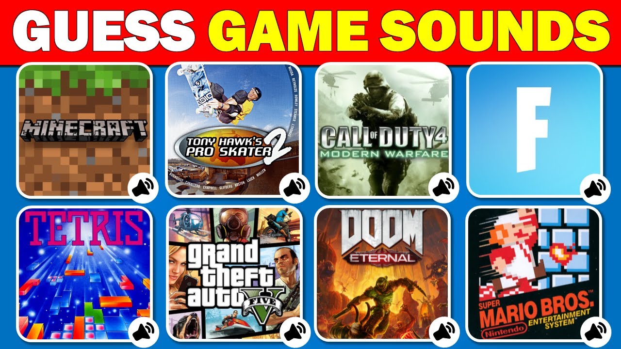 Identify These Iconic Game Sounds in just 5 Seconds 🔊