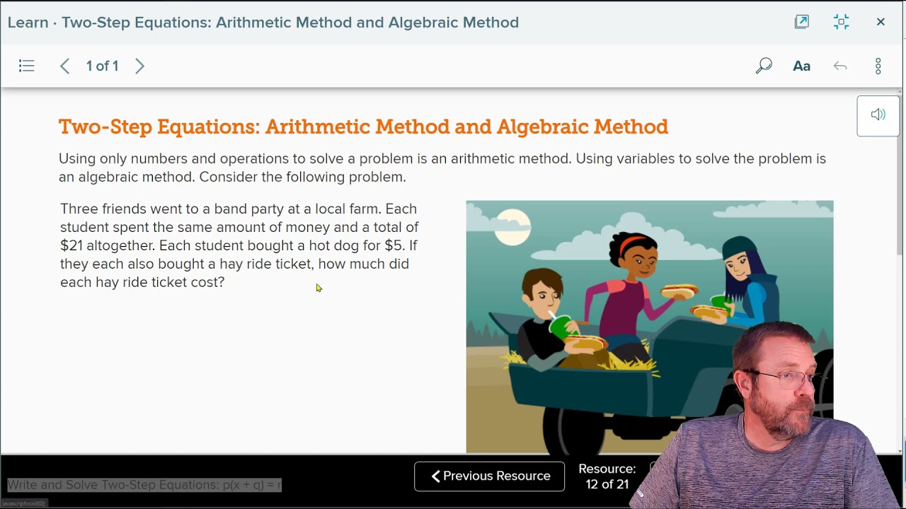 7-2 Write and Solve Two Step Equations p(x+q)=r (Part 2)