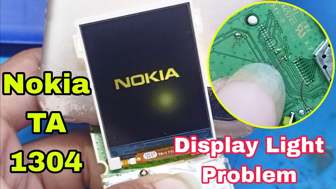 Nokia 1304 Display Light Jumper Solution | Nokia TA-1304 Display Light Not Working? Jumper Solution
