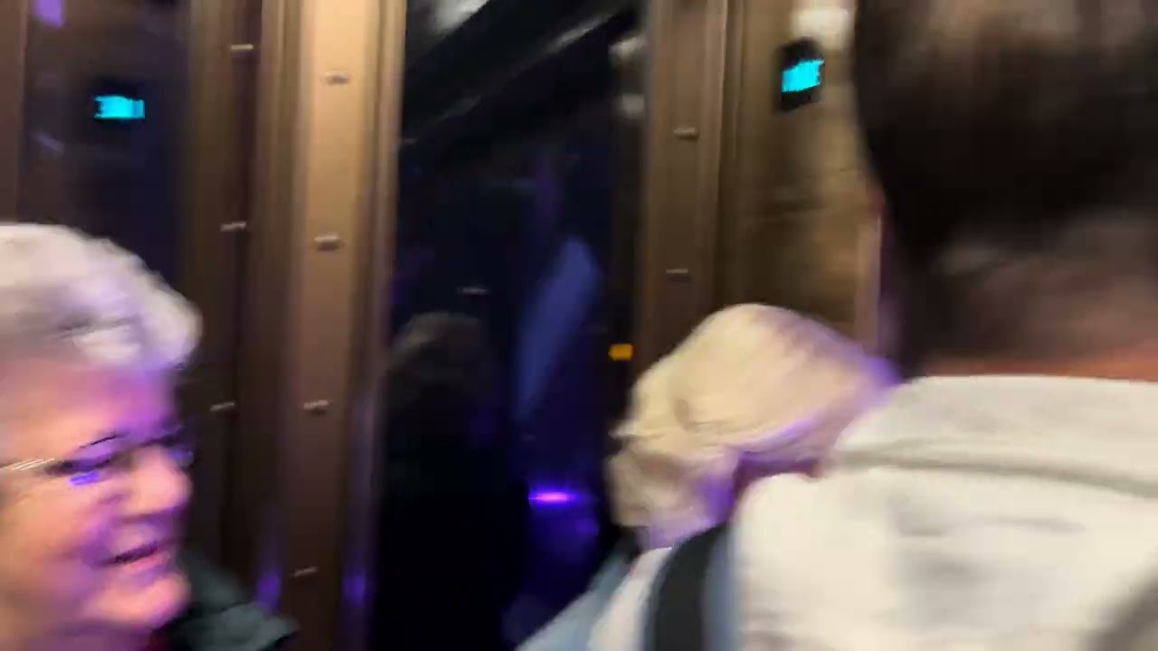 Otis Elevator at the Paris Eiffel Tower Viewing Deck in Las Vegas, Nevada (going down)