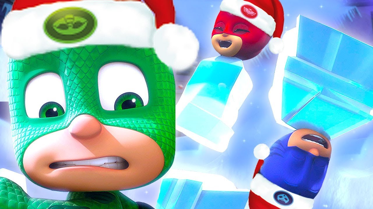 PJ Masks em Português ❄️ O BELO PLANO GELADO DO LAGARTIXO ❄️Natal | HD | Desenhos Animados