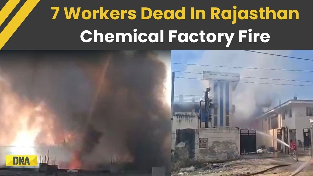Rajasthan News: 7 Killed, 10 Feared Dead After Massive Fire Engulfs Rajasthan's Chemical Factory