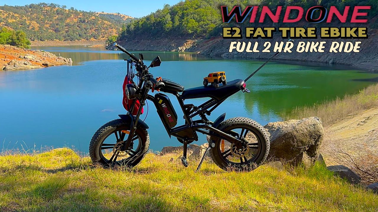 WINDONE E2 Fat Tire eBike 2 HR Bike Ride Scouting New RC Spots!