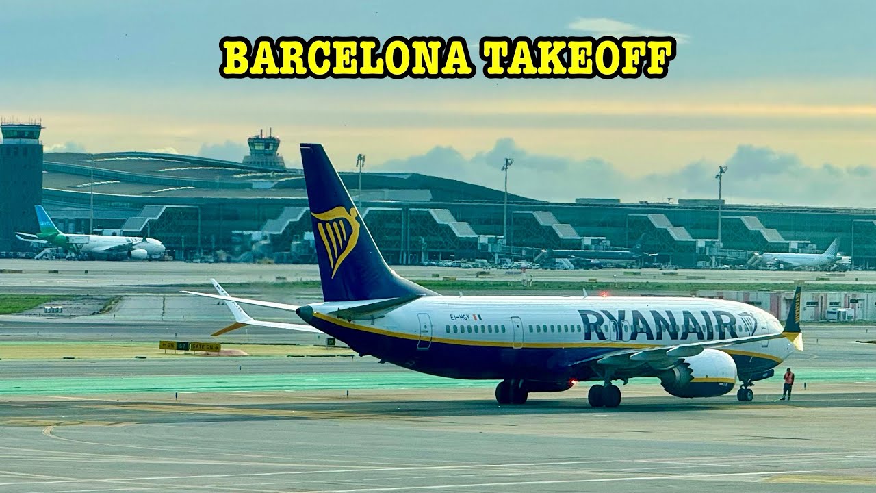 ✈️ Inside a Barcelona Takeoff 🇪🇸 | From Airport to Sky