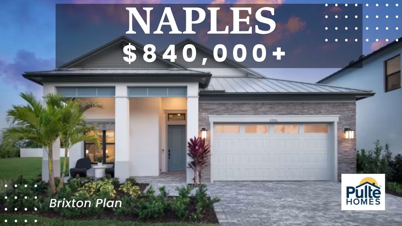 Tour the Brixton Plan at Caymas Naples | New Construction Home by Pulte Homes