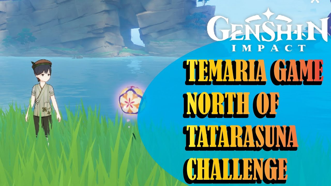 Kid Kujirai&rsquo;s Temaria Game in North of Tatarasuna Genshin Impact