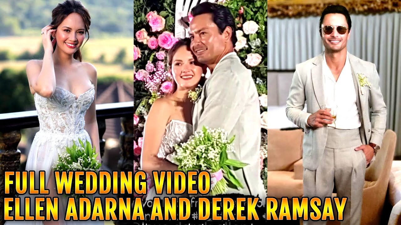 ACTUAL Full WEDDING VIDEO The Ellen Adarna and Derek Ramsay WEDDING in BATAAN