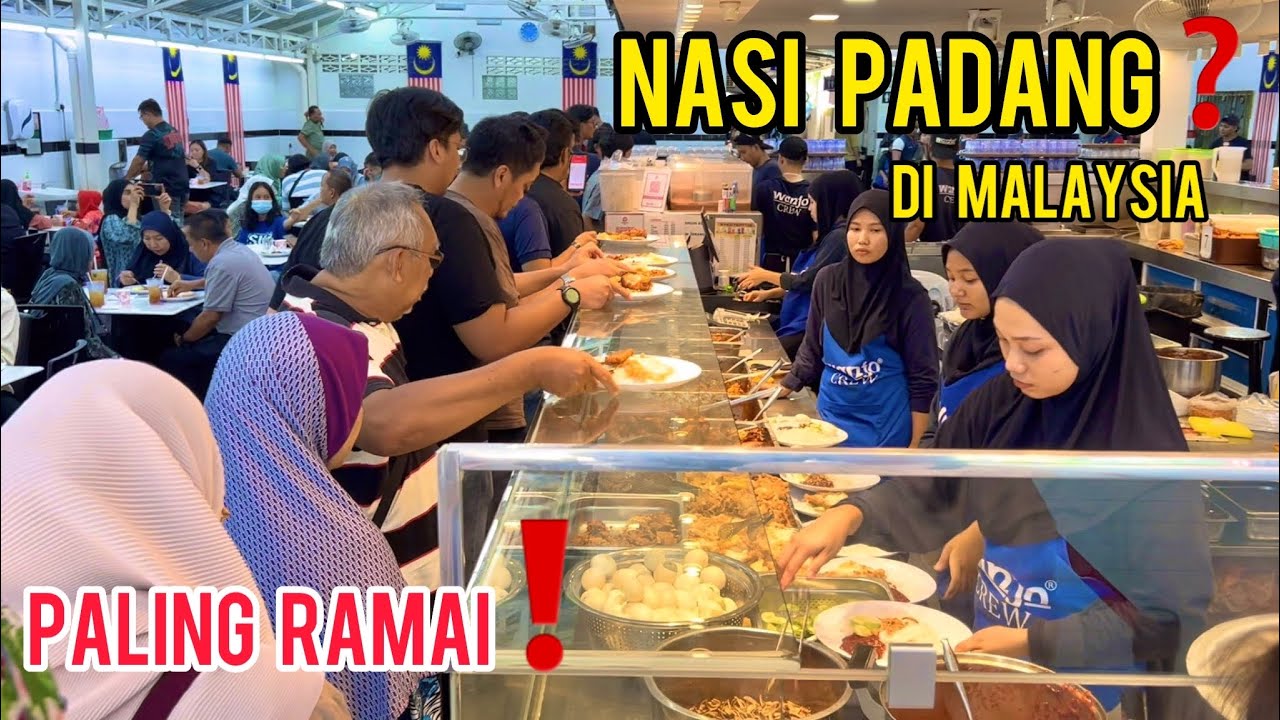 ANTRIANNYA SLALU PANJANG❗️PALING RAMAI DI KUALA LUMPUR || NYARI NASI PADANG KETEMU NASI LEMAK WANJO