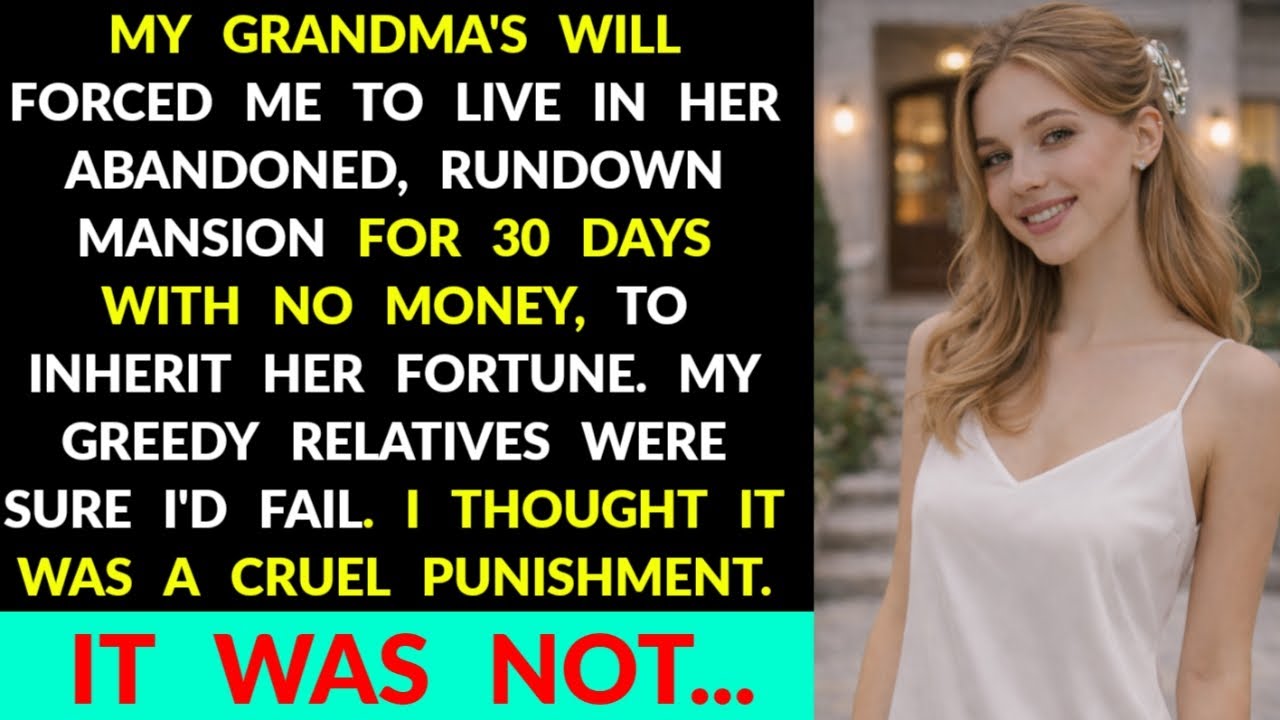 My Grandmother’s Forced Me to Live 30 Days in Haunted Mansion — What I Discovered Changed Everything