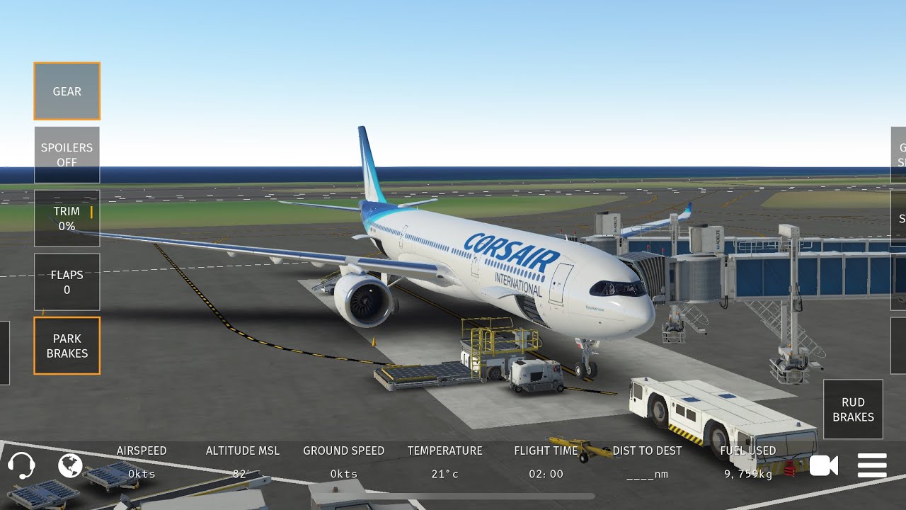 Infinite flight- Dzaoudzi (FMCZ) - Reunion (FMEE) Corsair A330-900NEO