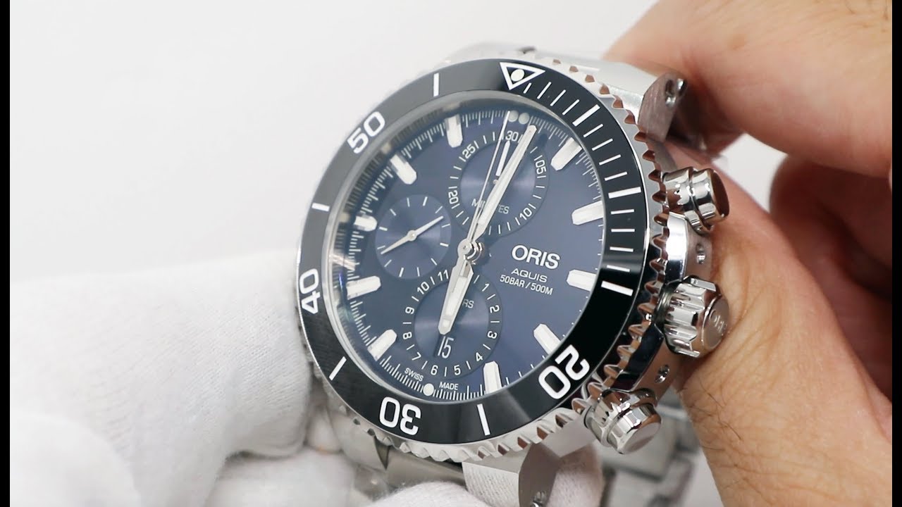 ORIS AQUIS CHRONOGRAPH 01 774 7743 4155-07 8 24 05PEB