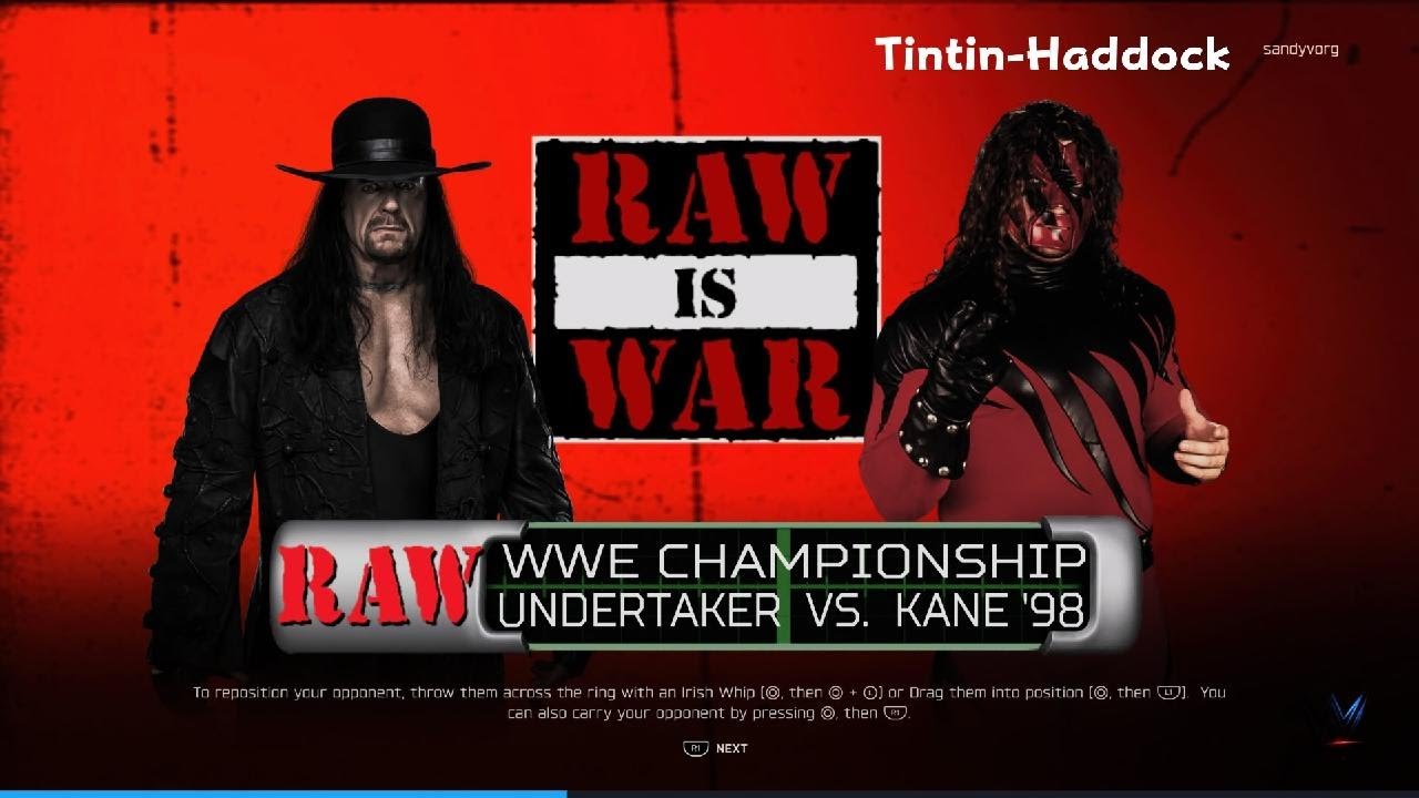🔥 RAW IS WAR | WWE 2k26 Inferno Match 🔥⚔️ Undertaker vs Kane '98 ⚔️
