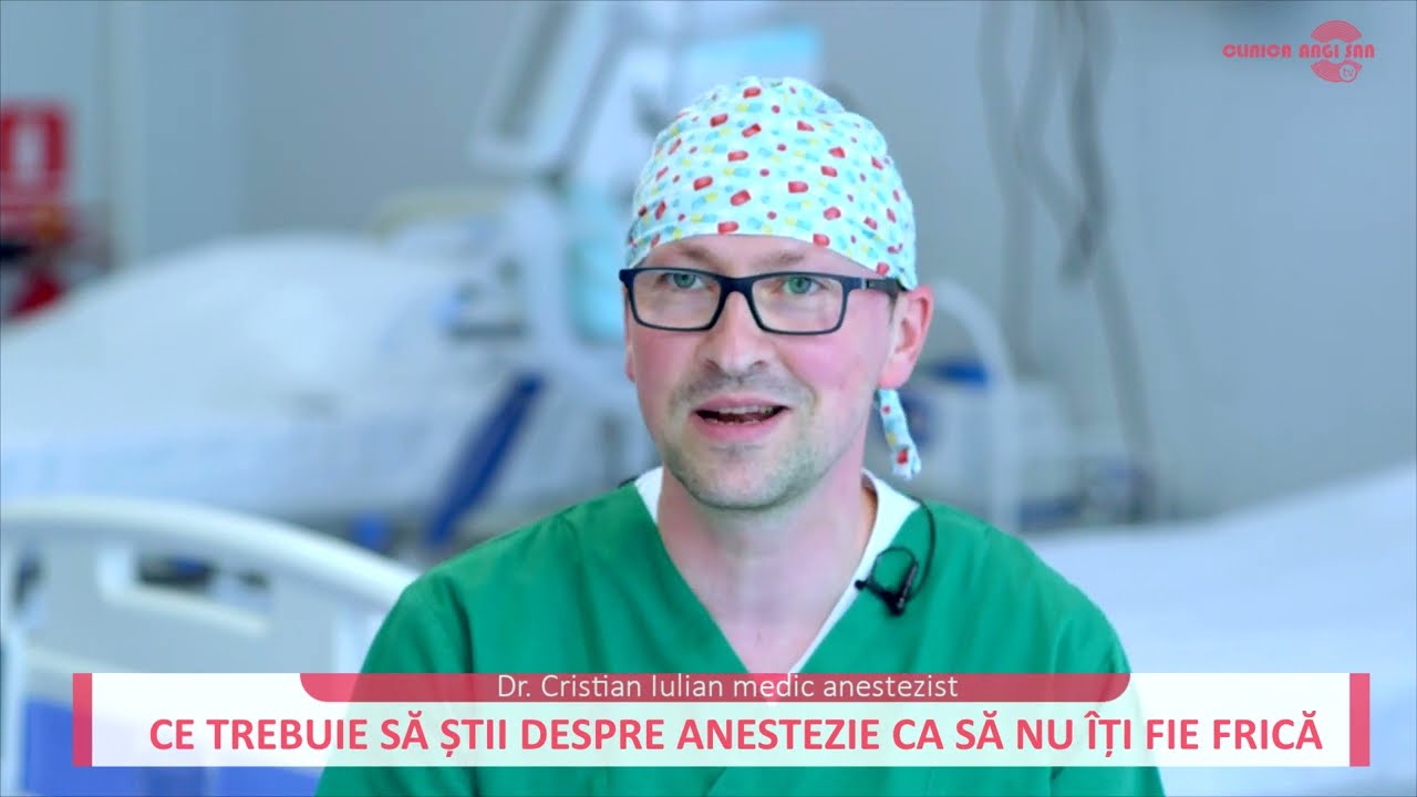 Frica de anestezie - Dr. Cristian Iulian - Clinica Angi San