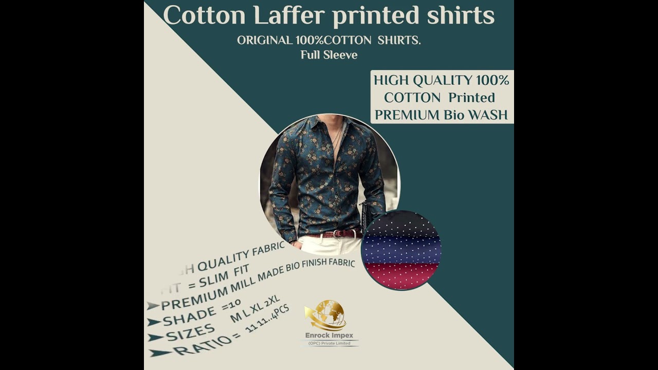 Cotton Laffer printed shirts