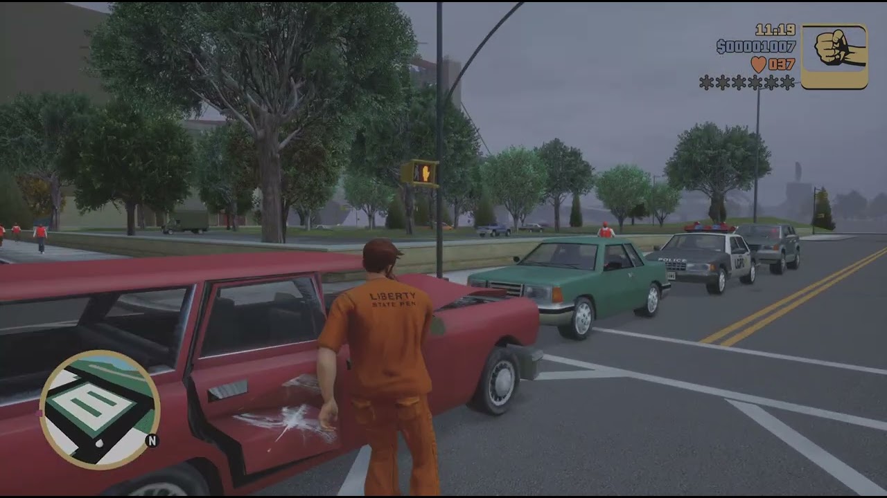 Grand Theft Auto III – The Definitive Edition but going out my city