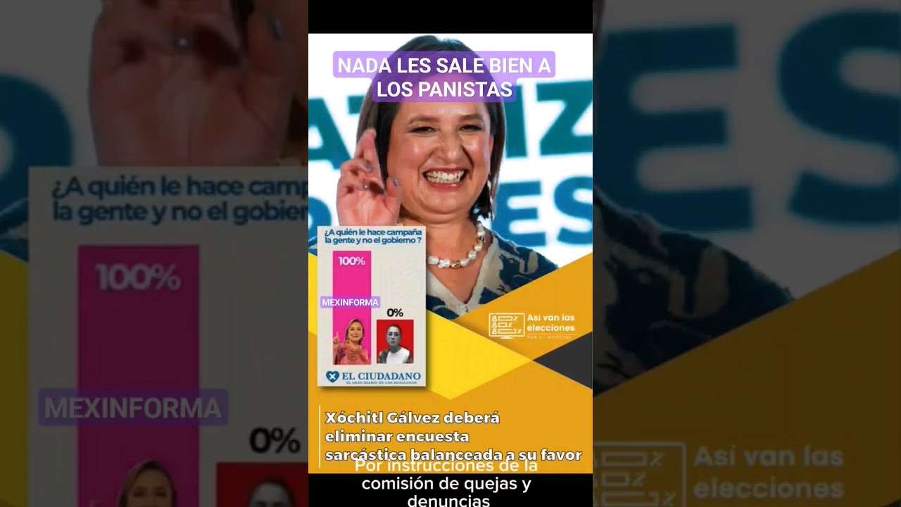 Nada le sale bien a los panistas #shorts #xochitlgalvez #amlo #ine #conservadores