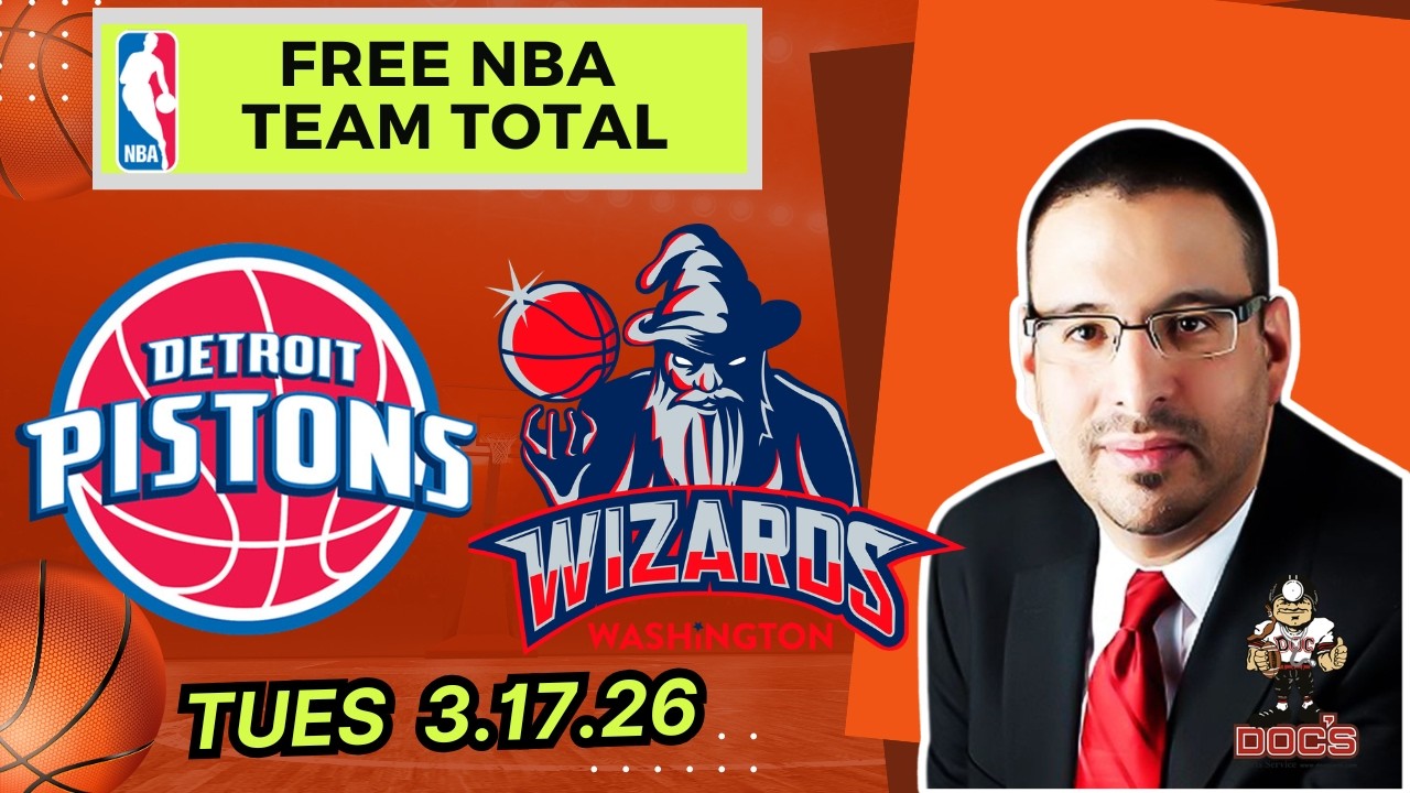 Pistons vs Wizards | NBA Team Total | Raphael's NBA Betting Picks & Predictions | Tuesday 3/17/26