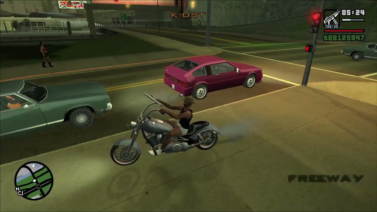 Переезд в Сан-Фиерро и открытие гаража - GTA: San Andreas Часть №14