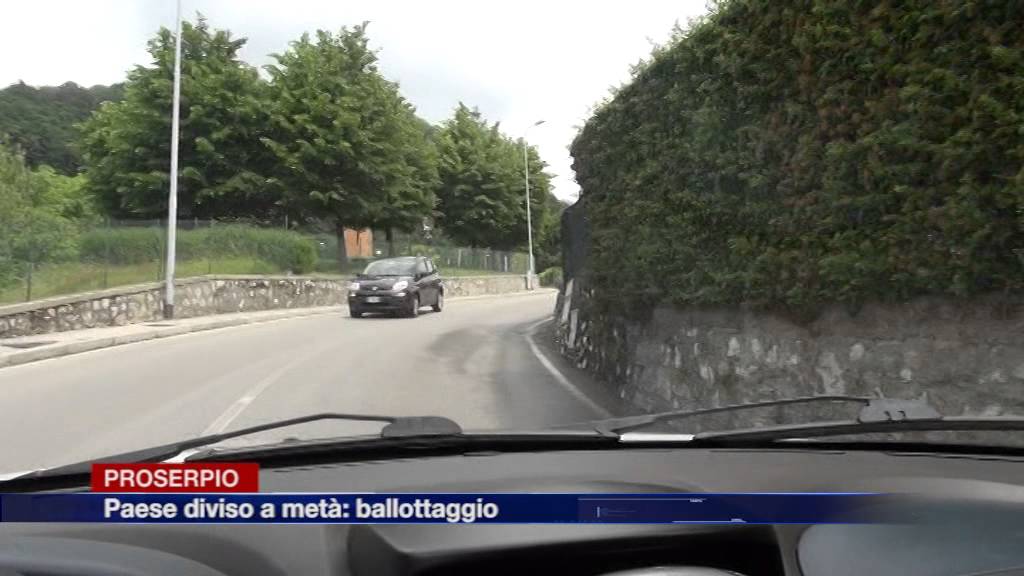 Etg - Ballottaggio a Proserpio, paese diviso a met&agrave;