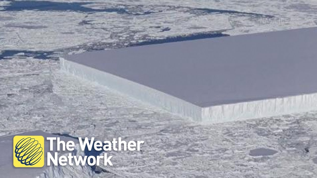 BIZARRE: Perfectly rectangular iceberg actually has really simple explanation
