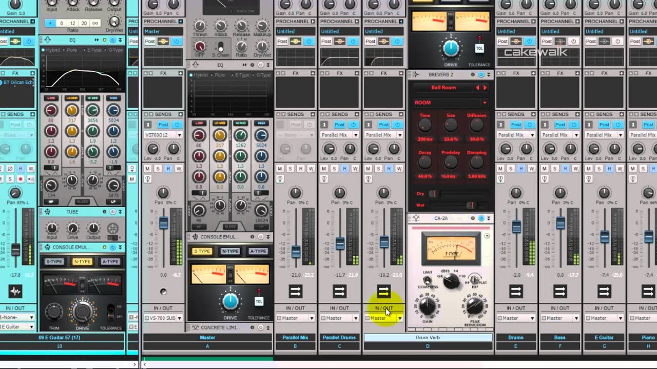 How to Compress Drum Reverb in SONAR X3 (6 of 7)