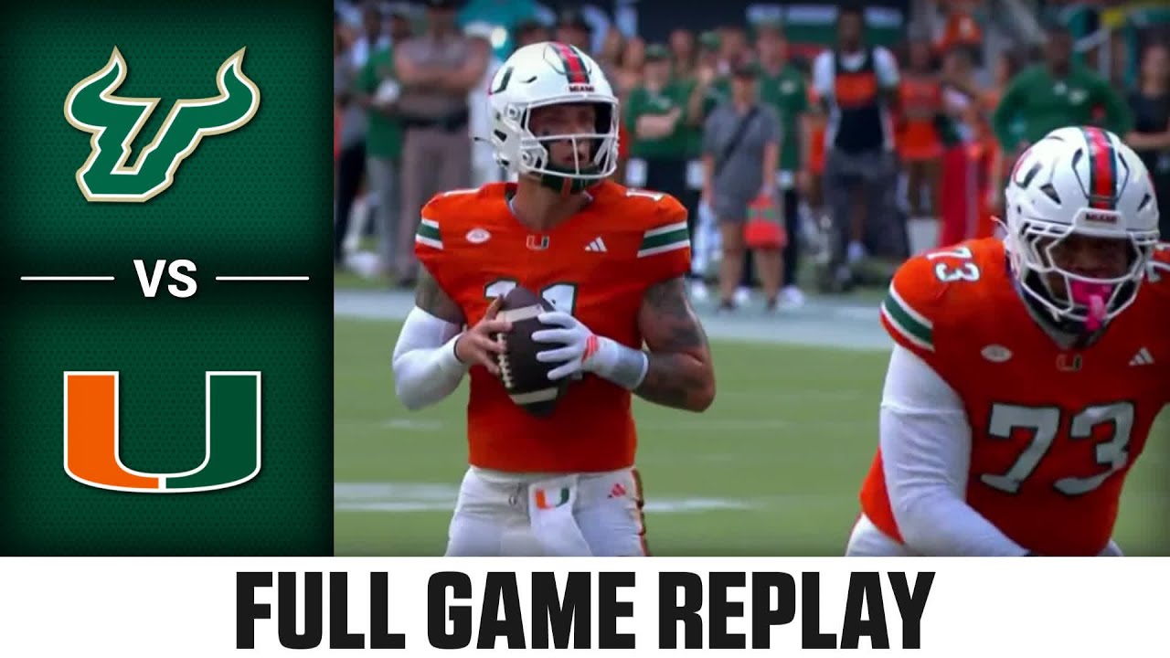 South Florida vs. Miami Full Game Replay | 2025 ACC Football