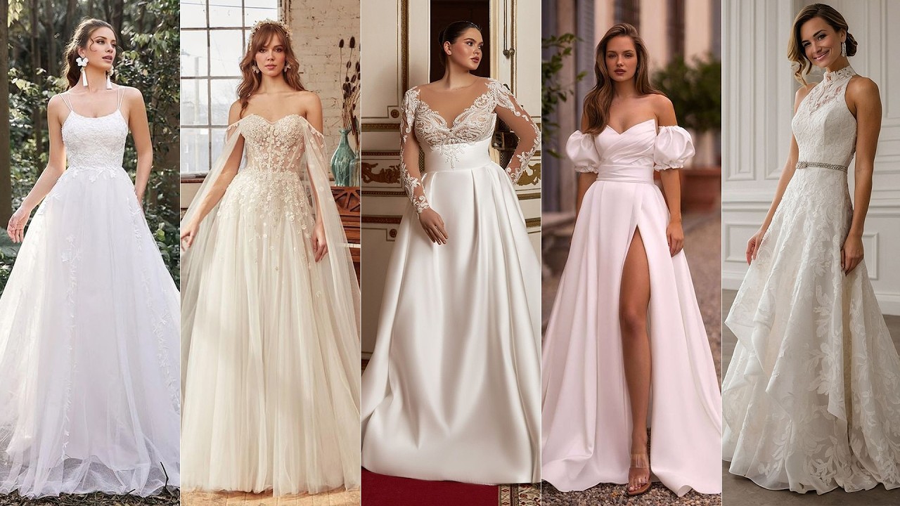 Wedding Dresses Ideas 2026 Find Your Perfect Silhouette & Style!  Sustainable Styles For Brides & Mo