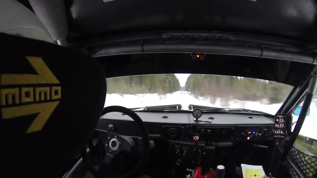 Kuhmo ralli 2025 EK5 Volvo 740