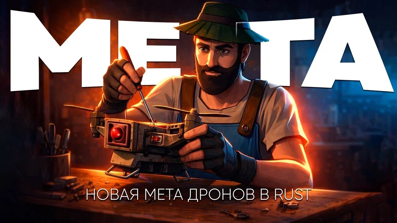 ДРОНЫ! НОВАЯ МЕТА! ВОЙНА ПРОТИВ ОГРОМНЫХ КЛАНОВ в Раст Rust