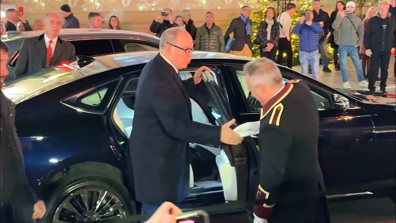 Prince & Princess of Monaco Inaugurated the Christmas Lights-Casino Square/Carspotting@emman25MC