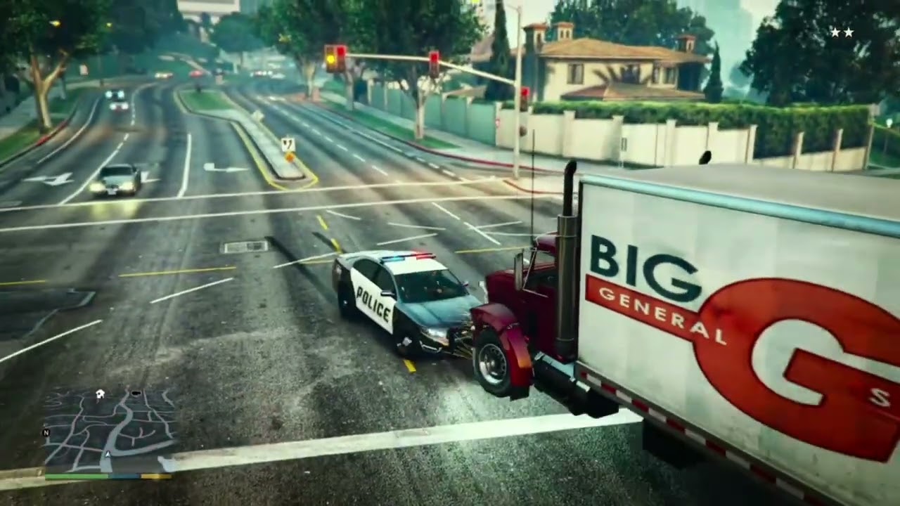 GTA 5: Unstoppable Truck action #gta