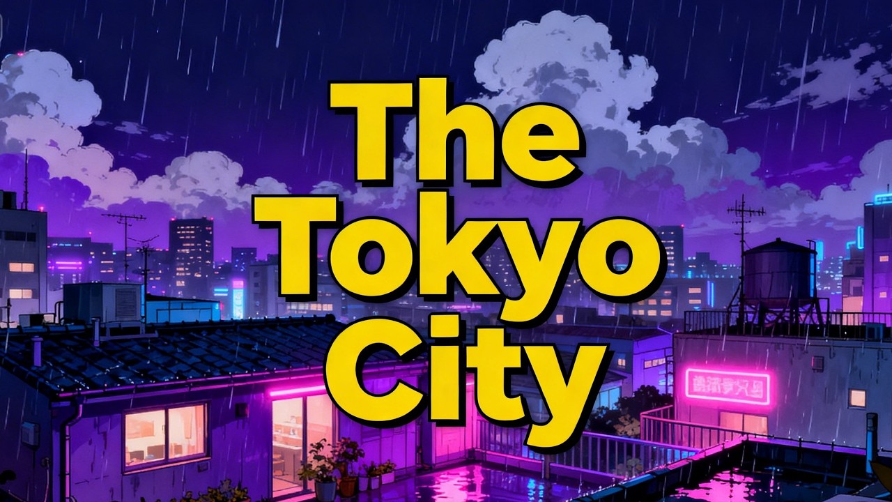 Cozy Tokyo Coffee Shop Vibes ☕ Rainy Lofi Beats to Chill & Work