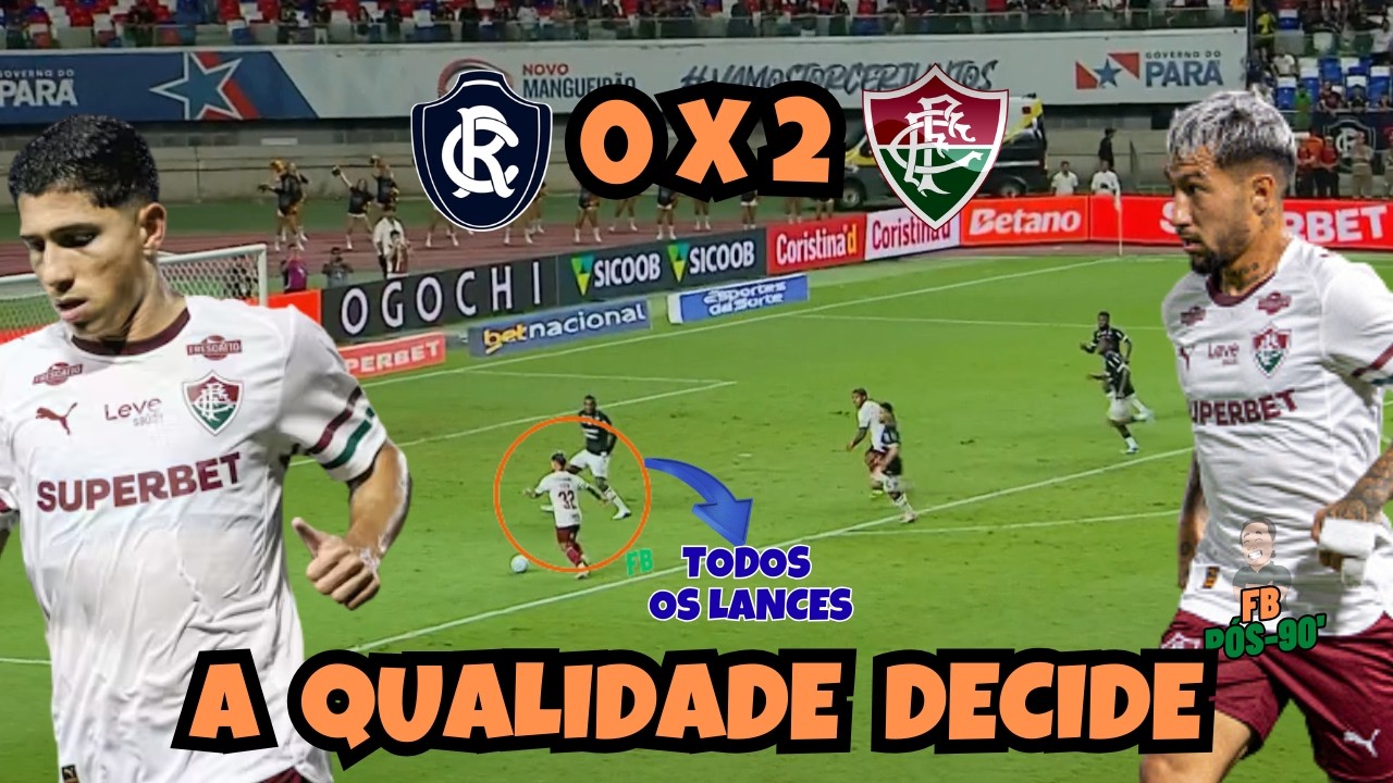 LUCHO ACOSTA E SAVARINO JOGAM MUITO E FLUMINENSE TEM GRANDE ATUAÇÃO CONTRA O REMO