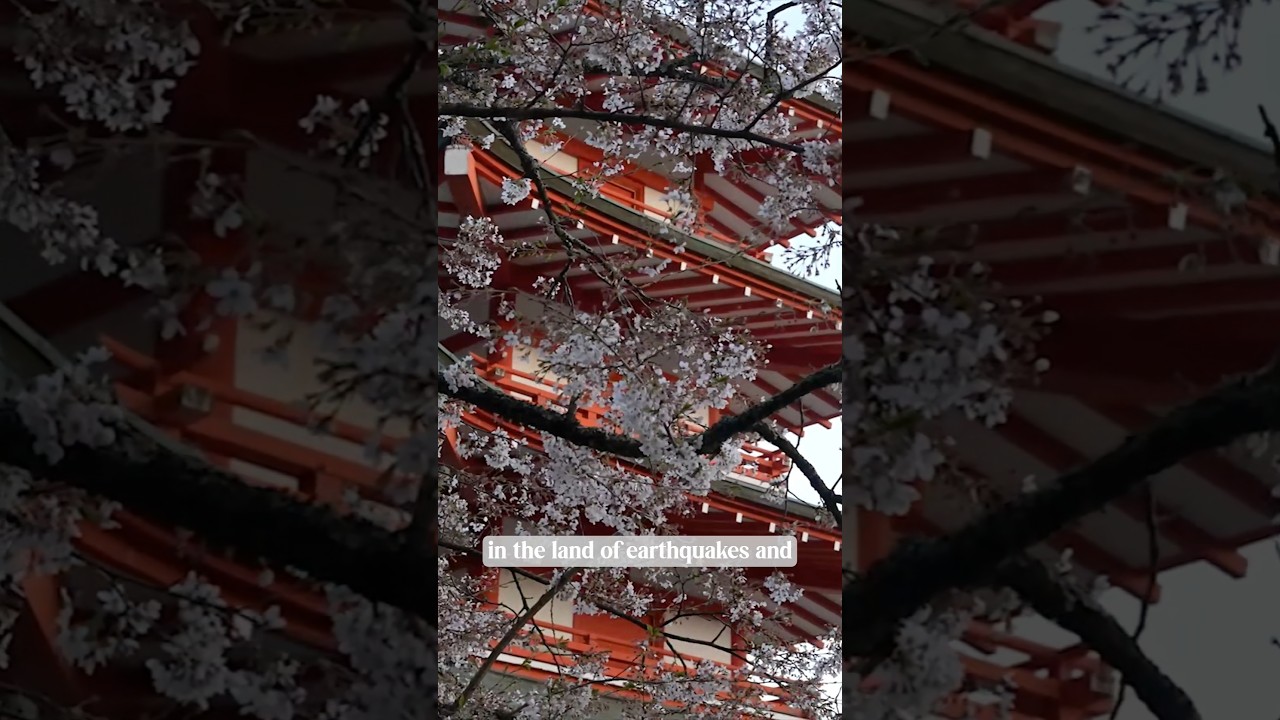 1400 years old and still earthquake-proof! #Pagoda #Japan #EngineeringGenius #art #architectureart