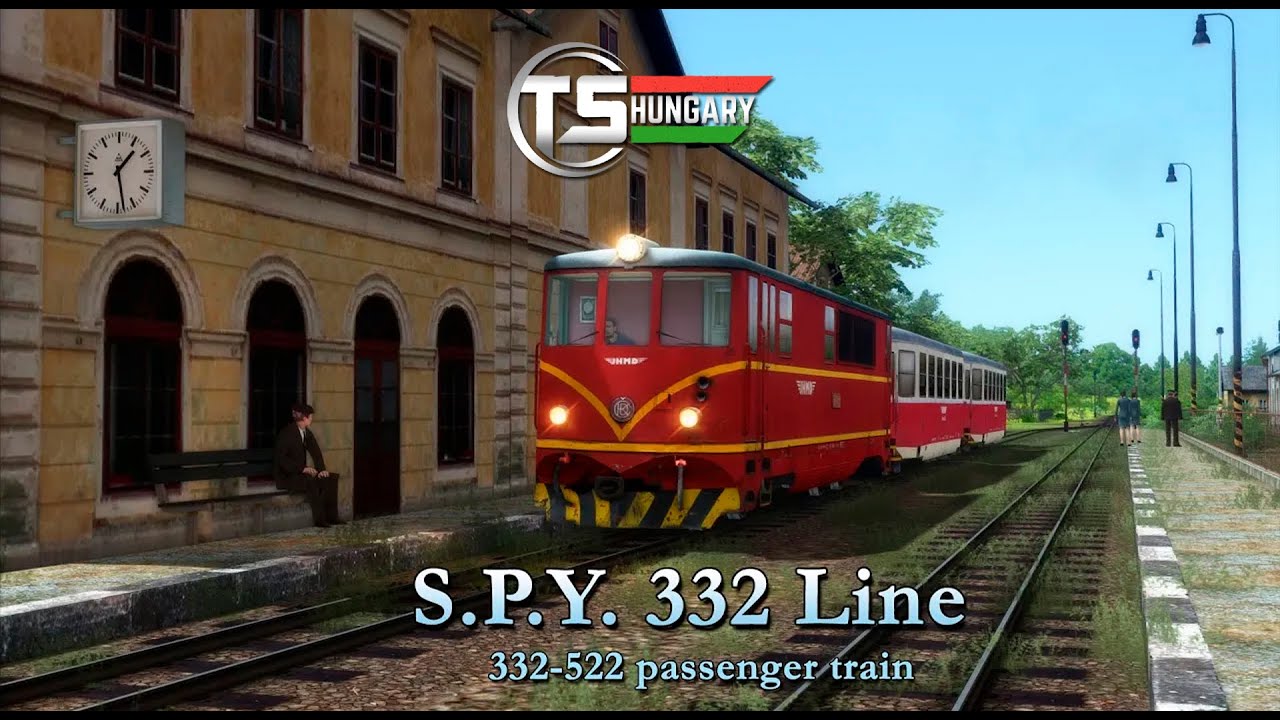 S.P.Y. 332 Line • 332-522 személyvonat  [Train Simulator Classic]