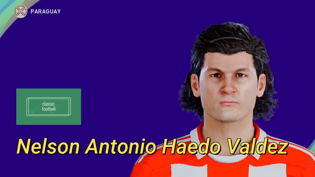 Nelson Antonio Haedo Valdez - PES Clasico (Face, Body& Stats)
