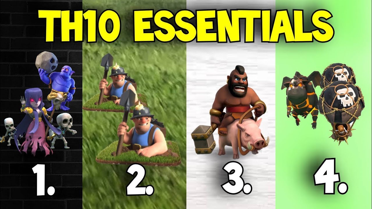 4 Go-To Attack Strategies for TH10s | Best 3-Star Methods
