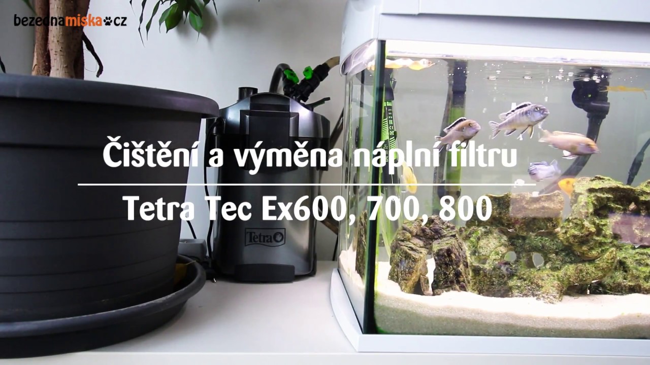 Tetra TecEx 600,700,800 - čištění + výměna náplí