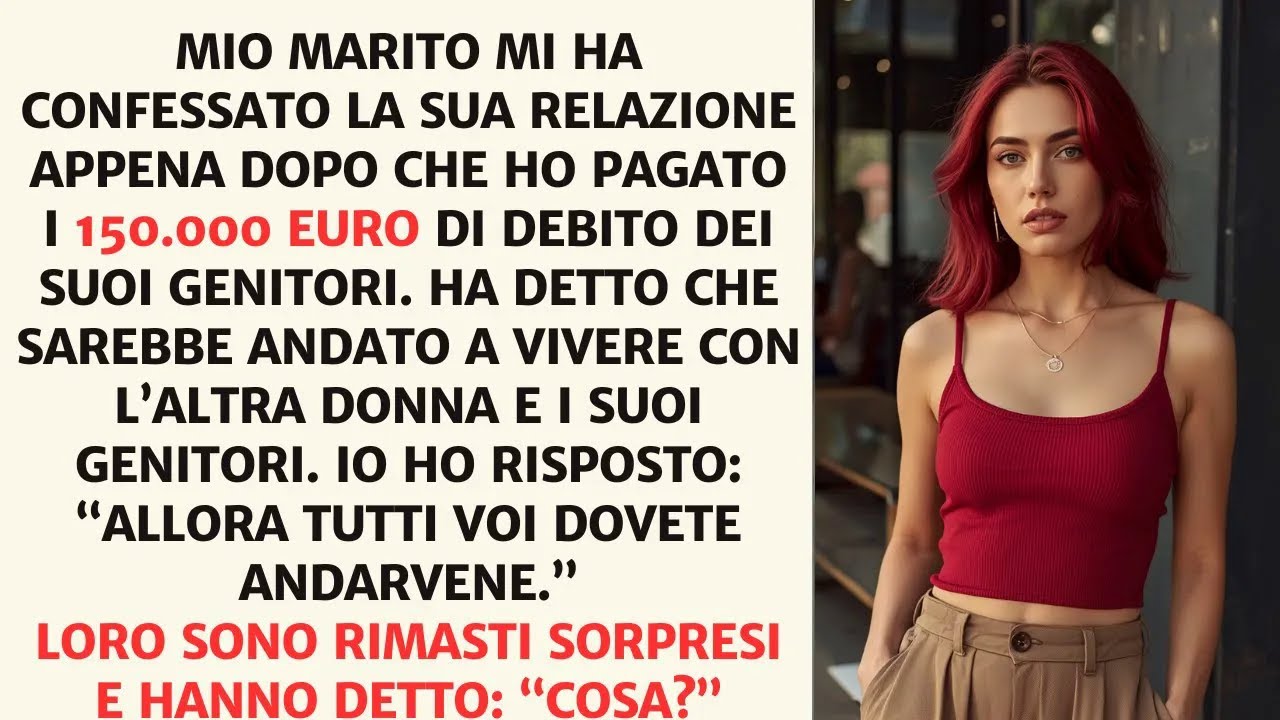 Mio marito mi ha tradita&hellip; dopo che ho pagato i debiti dei suoi genitori. Ora vuole stare con lei&hellip;