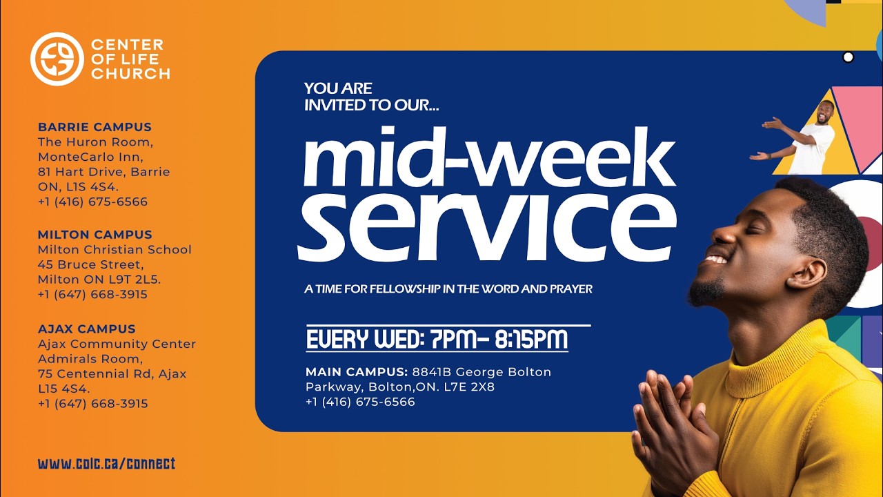 Midweek Service || BE STRONG AND COURAGEOUS  || Pastor Bayo Awoleri