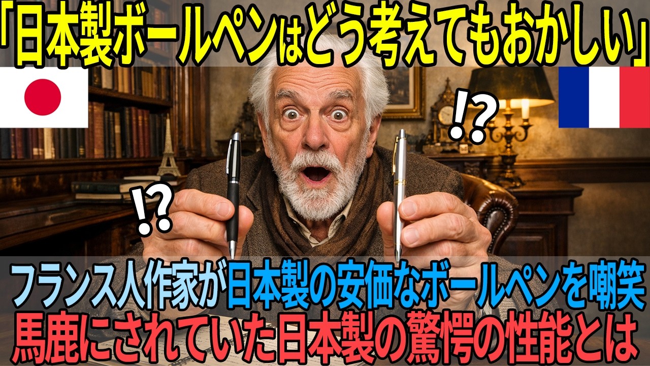 「日本製のボールペンは異常だ...」世界で年間1億本売れる