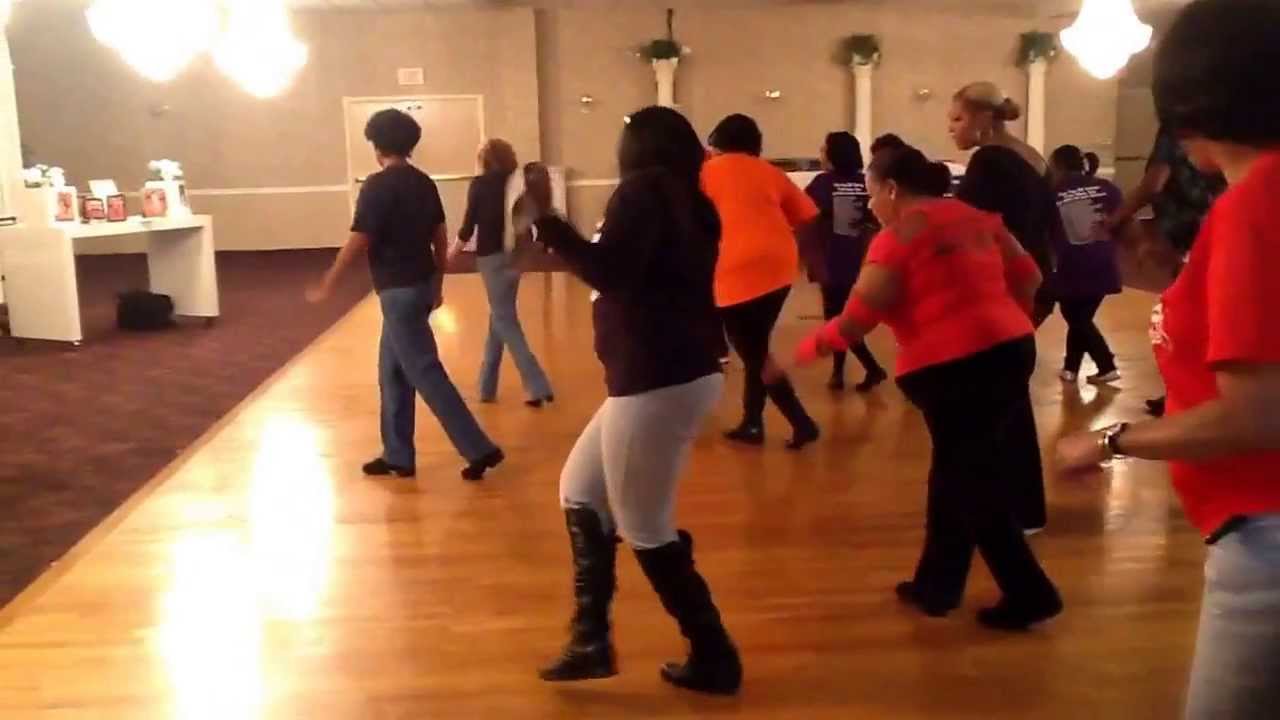 GAGA Slide ATLANTIC CITY NJ STYLE Ga Ga Slide Soul Line Dance with Stephboogie & Vanilla Soul