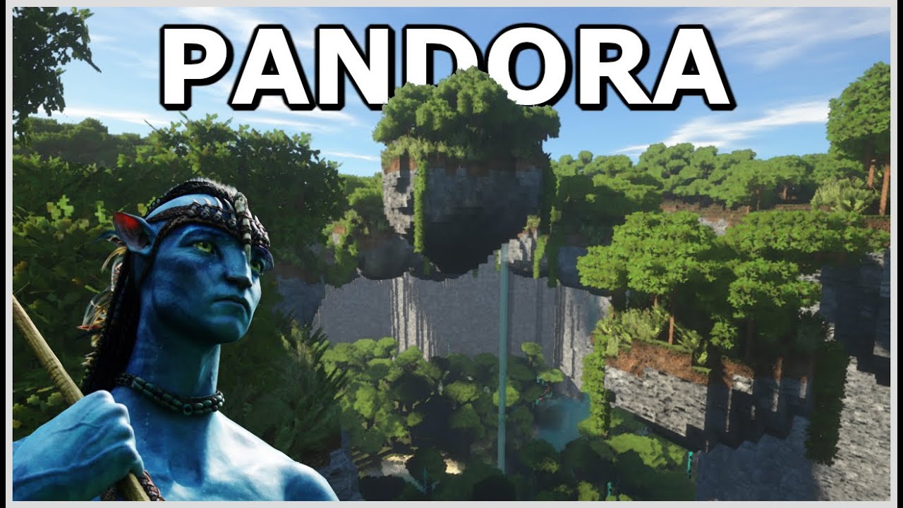 Making Pandora From Avatar In Minecraft Part 2 | Floating Mountains