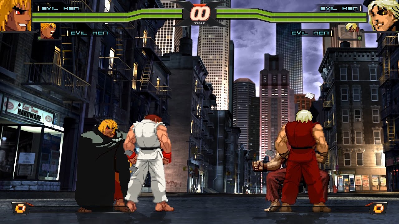 MUGEN - Evil Ken & Evil Ken vs. Evil Ken & Evil Ken - Download