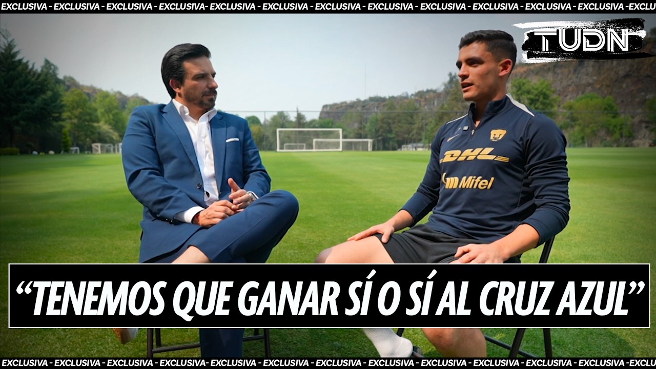 Entrevista Exclusiva con Rodrigo López: La Actualidad de Pumas y el Duelo ante Cruz Azul 🔥⚽️ I TUDN