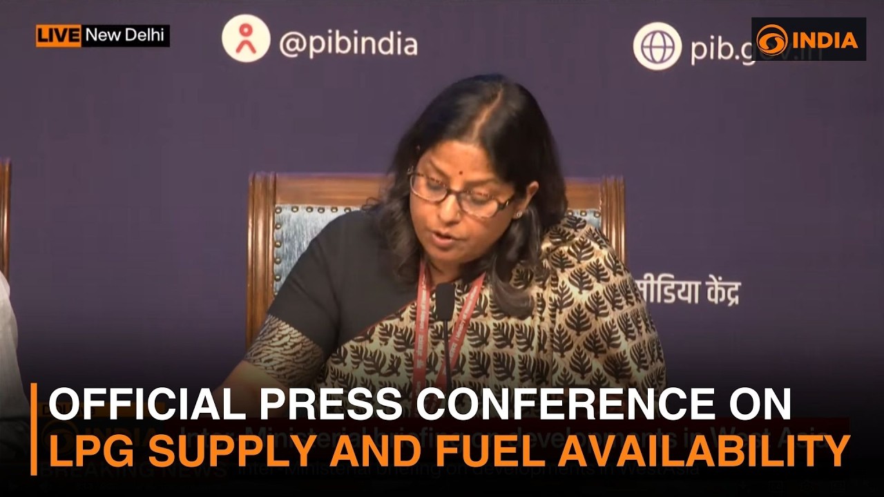 Official Press Conference on LPG Supply and Fuel Availability | DD India