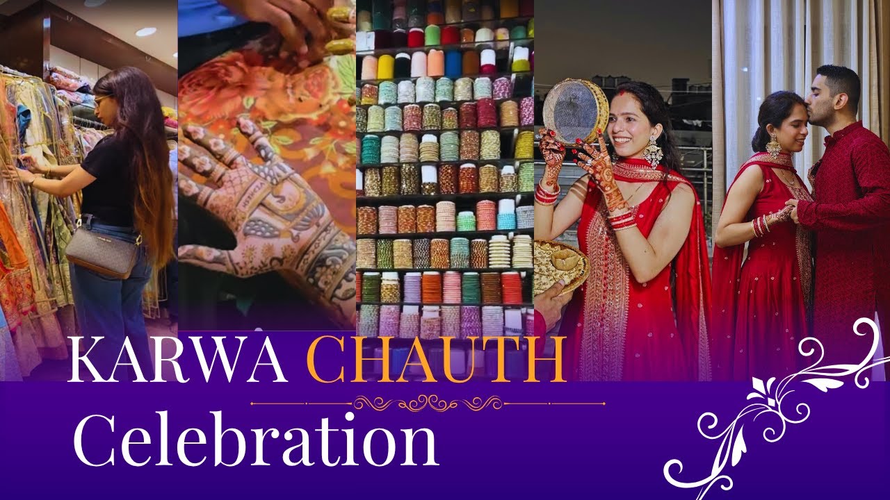 Karwa Chauth 2025 Vlog 💫 | Taiyaari Se Celebration Tak! ❤
