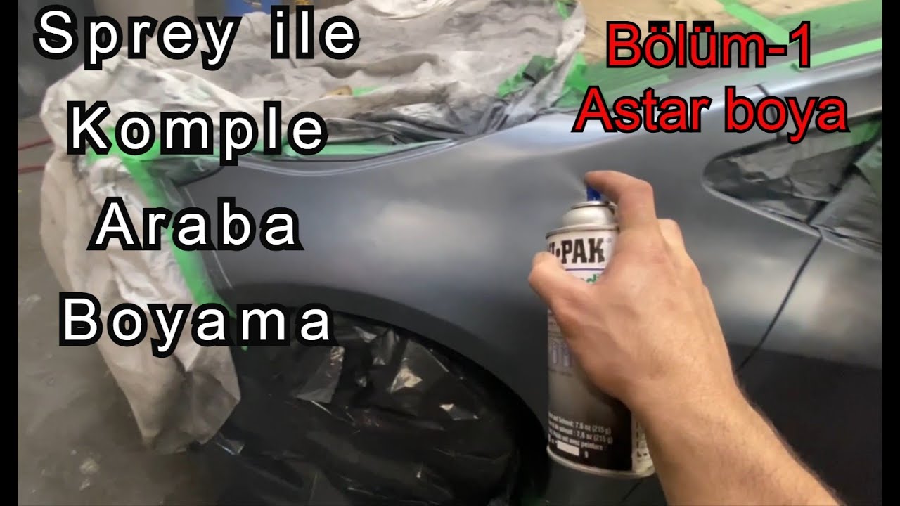 Завершите покраску автомобиля аэрозольной краской. Серия 1. Грунтовка